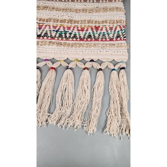 Boho Rainbow Macramé Colorful Wall Hanging Tapestry Art - Picture 3 of 15